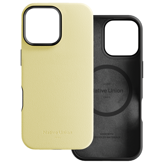 Native Union Active MagSafe Deksel til iPhone 16 Pro Max - Lemon