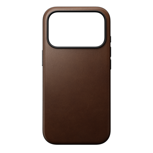 Nomad Modern MagSafe Skinndeksel til iPhone 18 Pro - Brun
