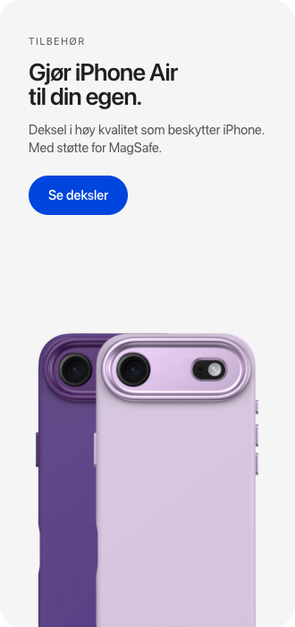 Deksel til iPhone Air - begge