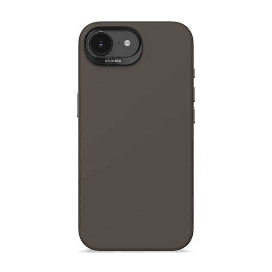 Decoded Backcover Silikondeksel til iPhone 17e/16e - Charcoal