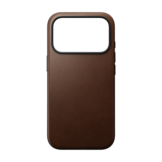 Nomad Modern MagSafe Skinndeksel til iPhone 18 Pro - Brun