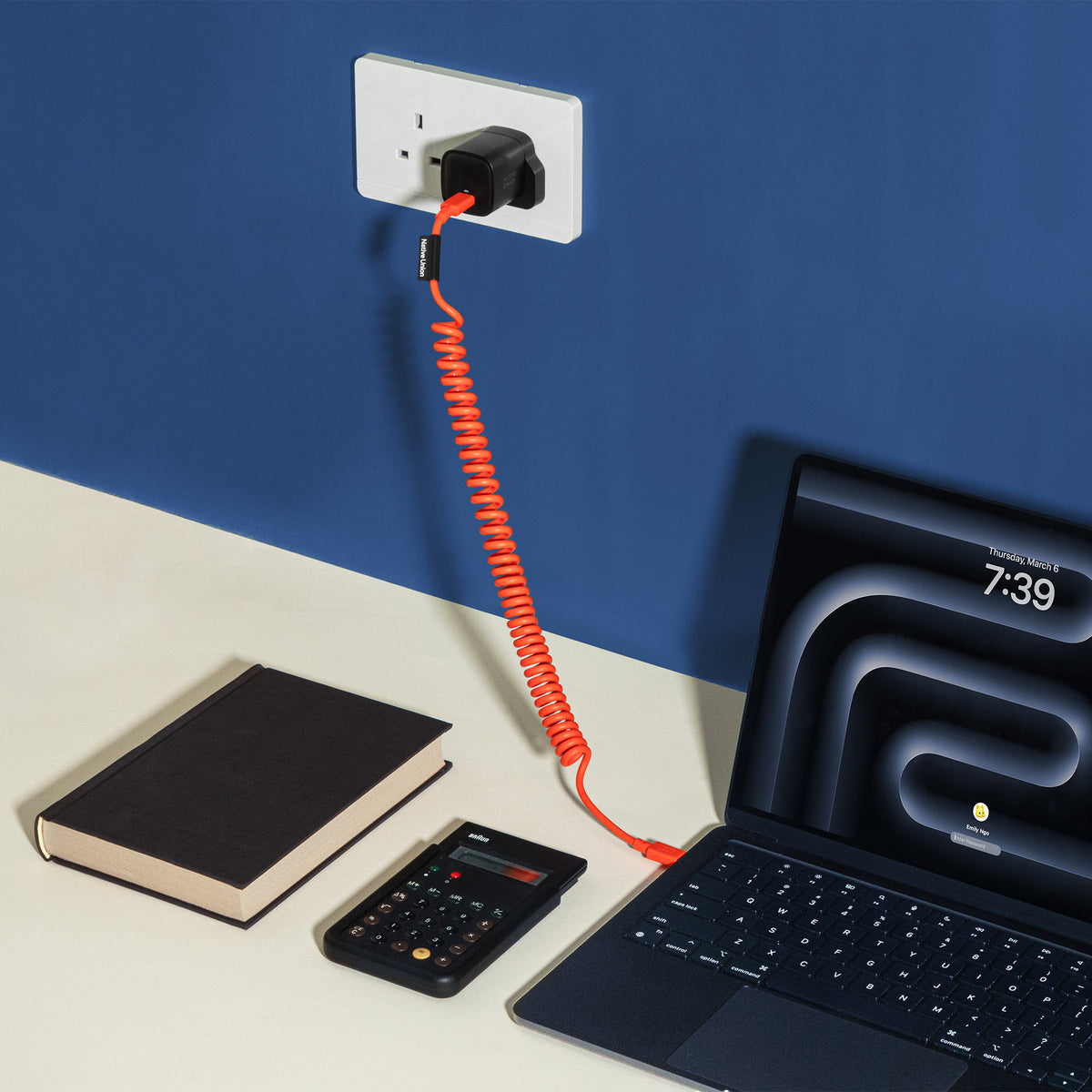 Native Union 1,2m Pop USB-C Ladekabel - Alarm Red