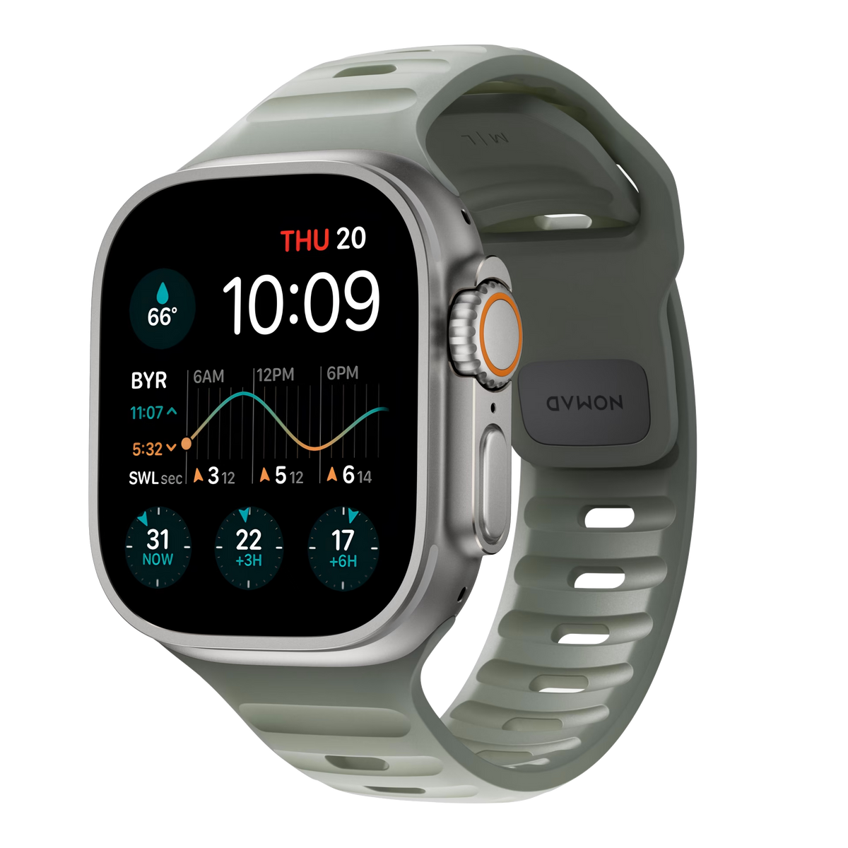 Nomad 49/46 mm Sport Band reim - Coastal Rock