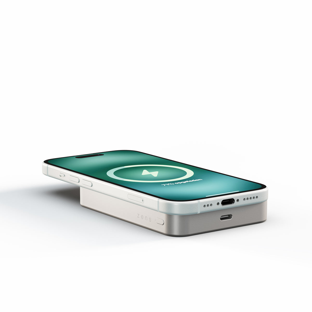Zens 10000 mAh Magnetisk Powerbank Pro 1 Slim - Hvit