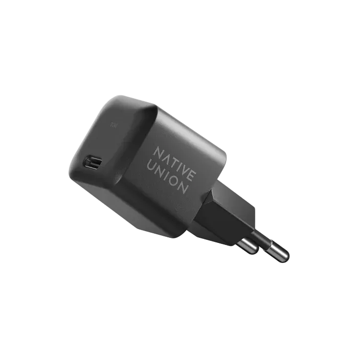 Native Union 30W USB-C GaN Vegglader -  Svart