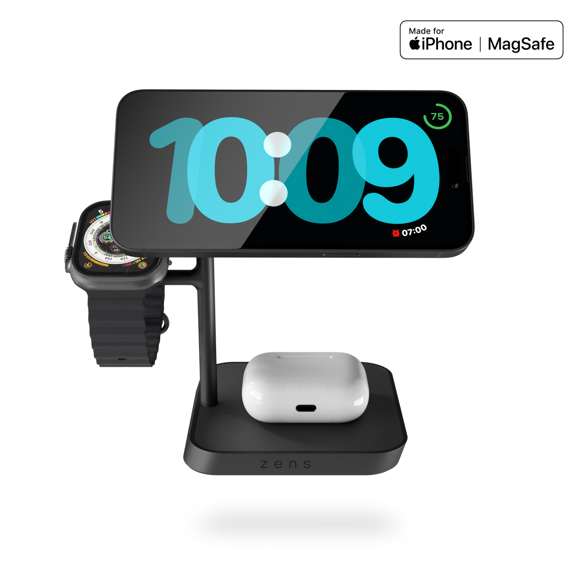 Zens 4-i-1 MagSafe Ladestasjon