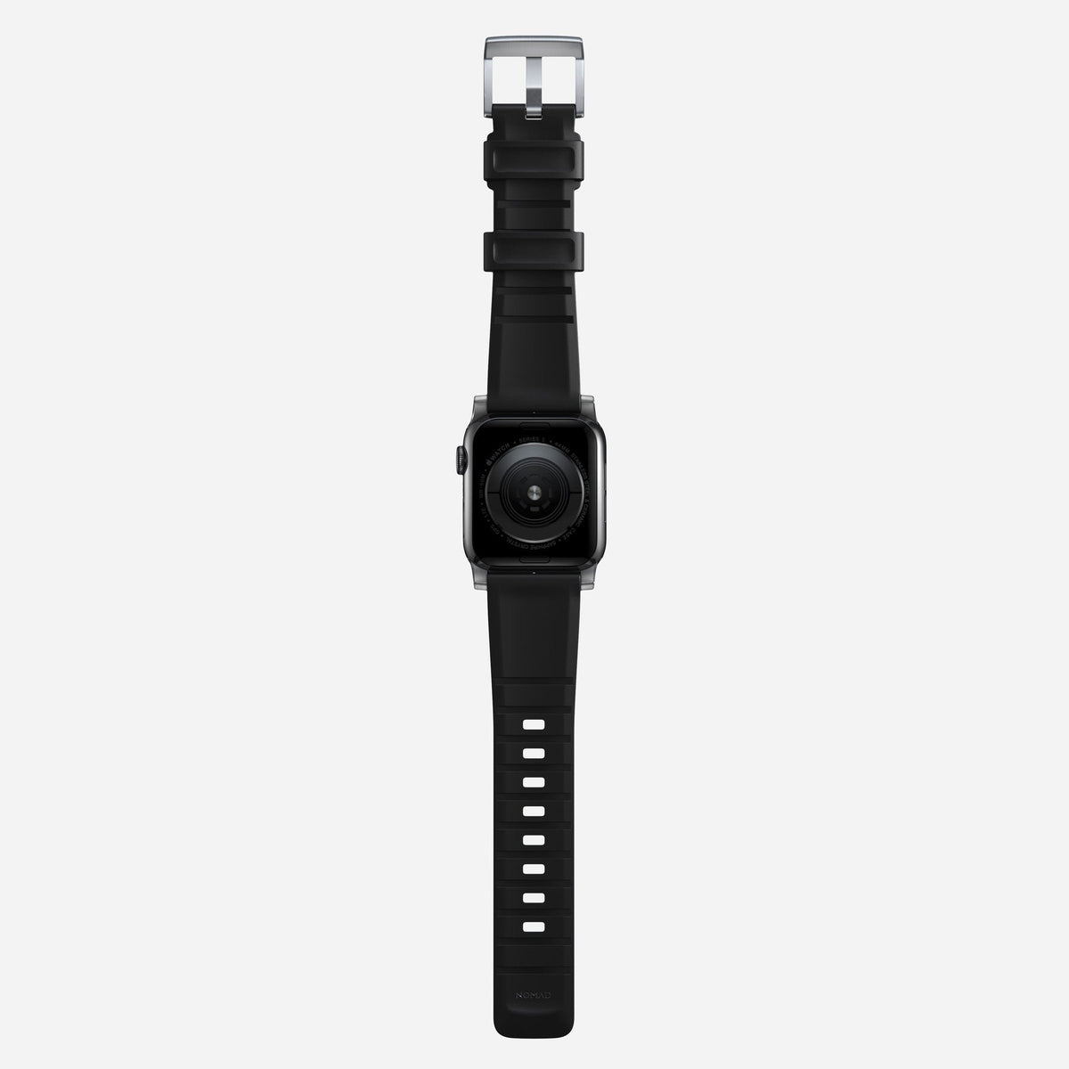 Nomad 42/41 mm Rugged Strap reim - Sølv