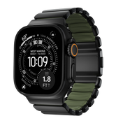 Nomad 49/46 mm Stratos Band Reim - Black Titanium/Forest