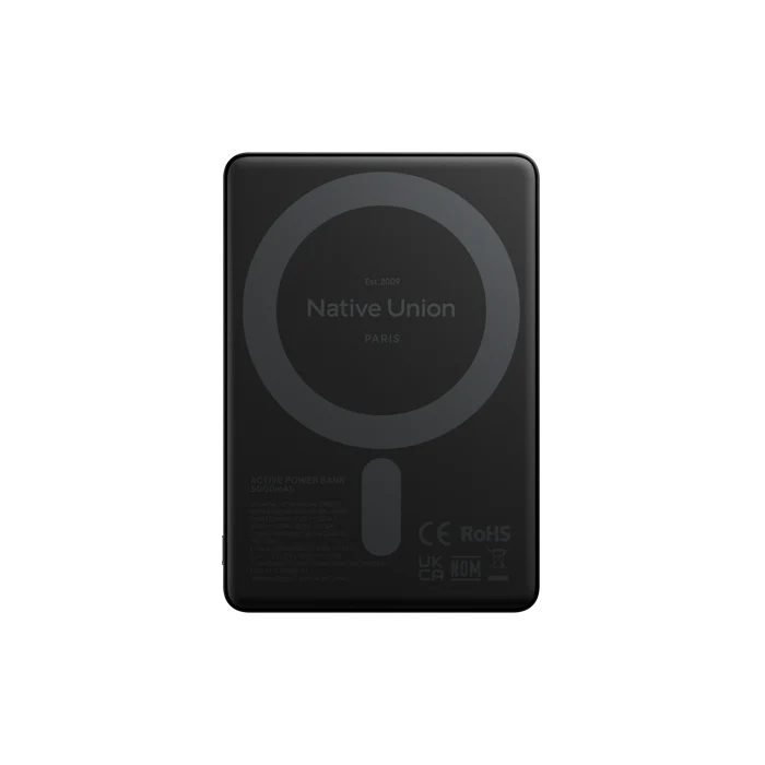 Native Union 5000 mAh Magnetisk Powerbank - Black