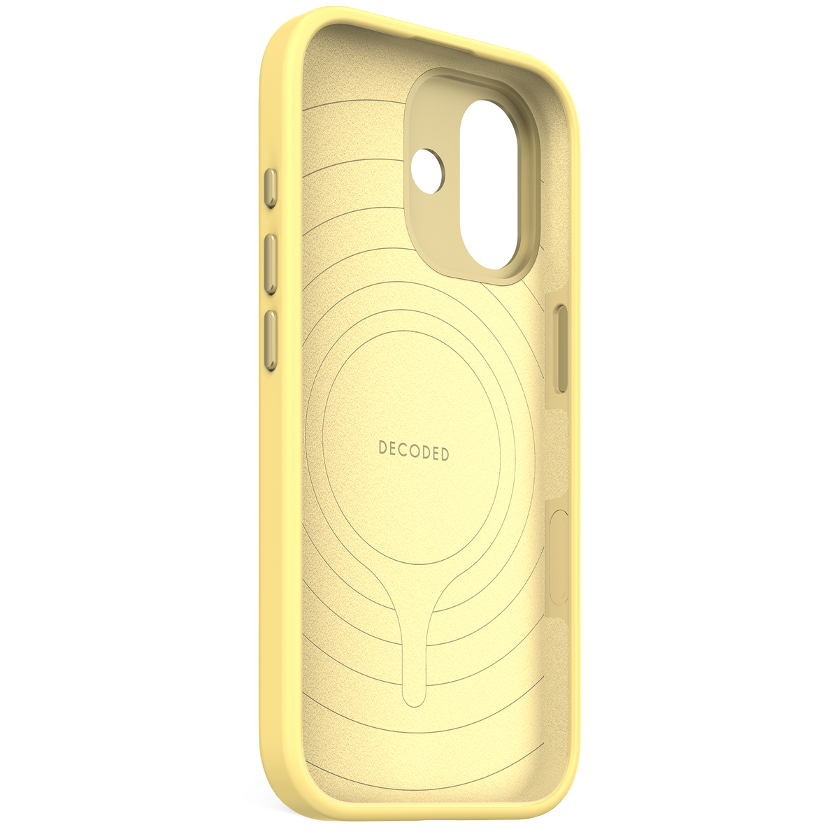 Decoded BackCover MagSafe Silikondeksel til iPhone 17 - Yuma Yellow