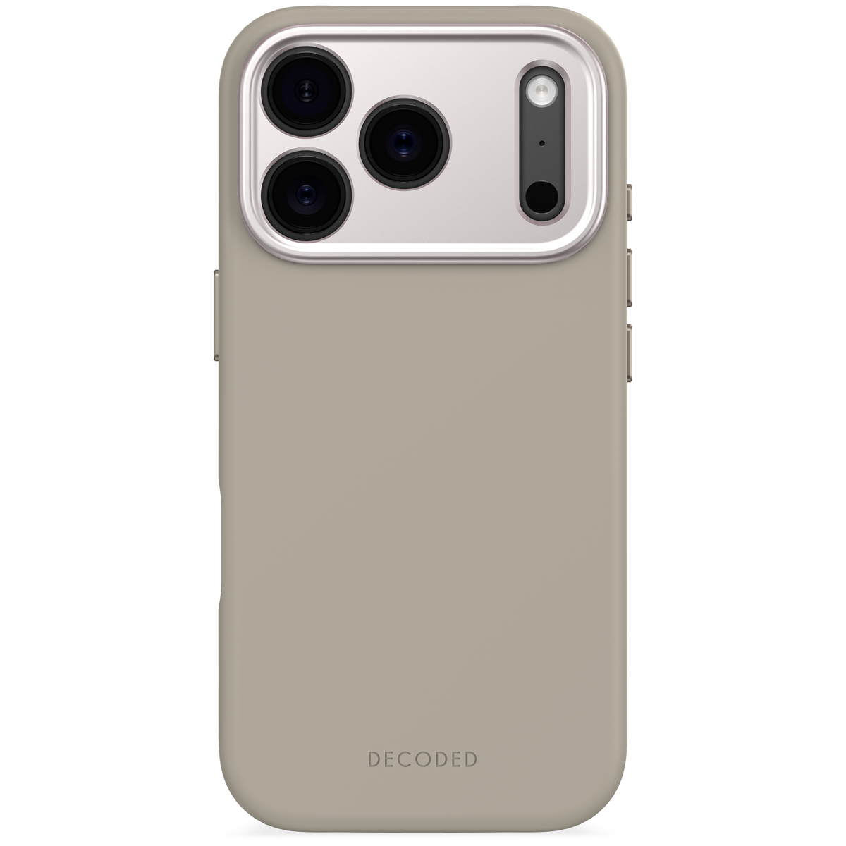 Decoded BackCover MagSafe Silikondeksel til iPhone 17 Pro - Soft Taupe