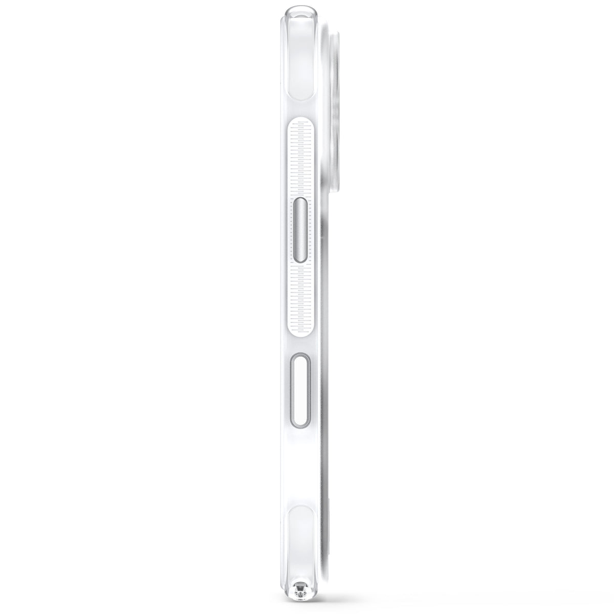 Decoded Hybrid MagSafe Deksel med Stativ til iPhone 18 Pro - Frostet hvit
