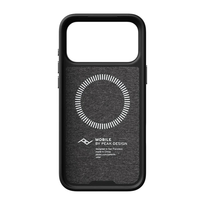 Peak Design Deksel med SlimLink til iPhone 18 Pro Max - Charcoal