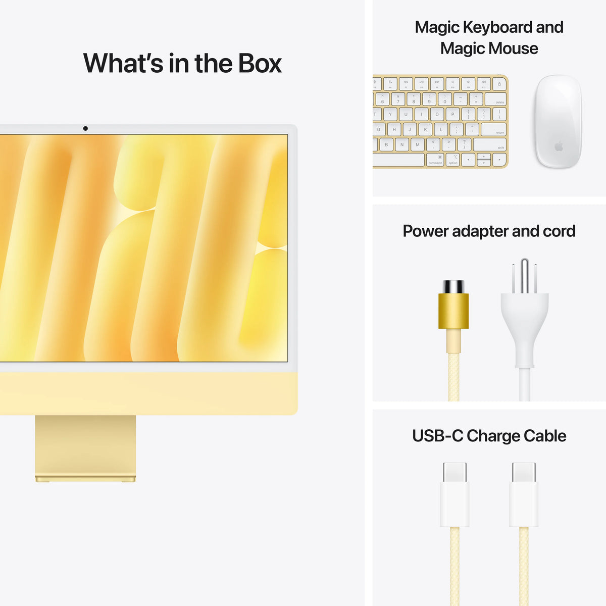 iMac 24-tommer M4 10GPU 512GB SSD 16GB Minne - Gul
