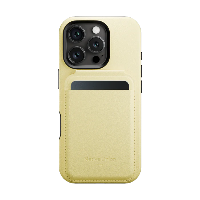 Native Union Magnetisk kortholder med stativ - Lemon