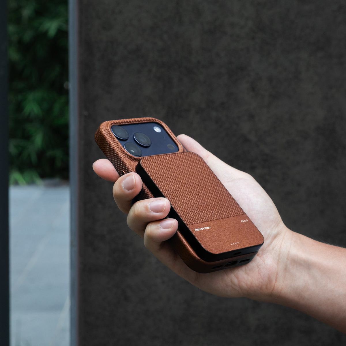 Native Union 5000 mAh SS Magnetisk Powerbank - Tan
