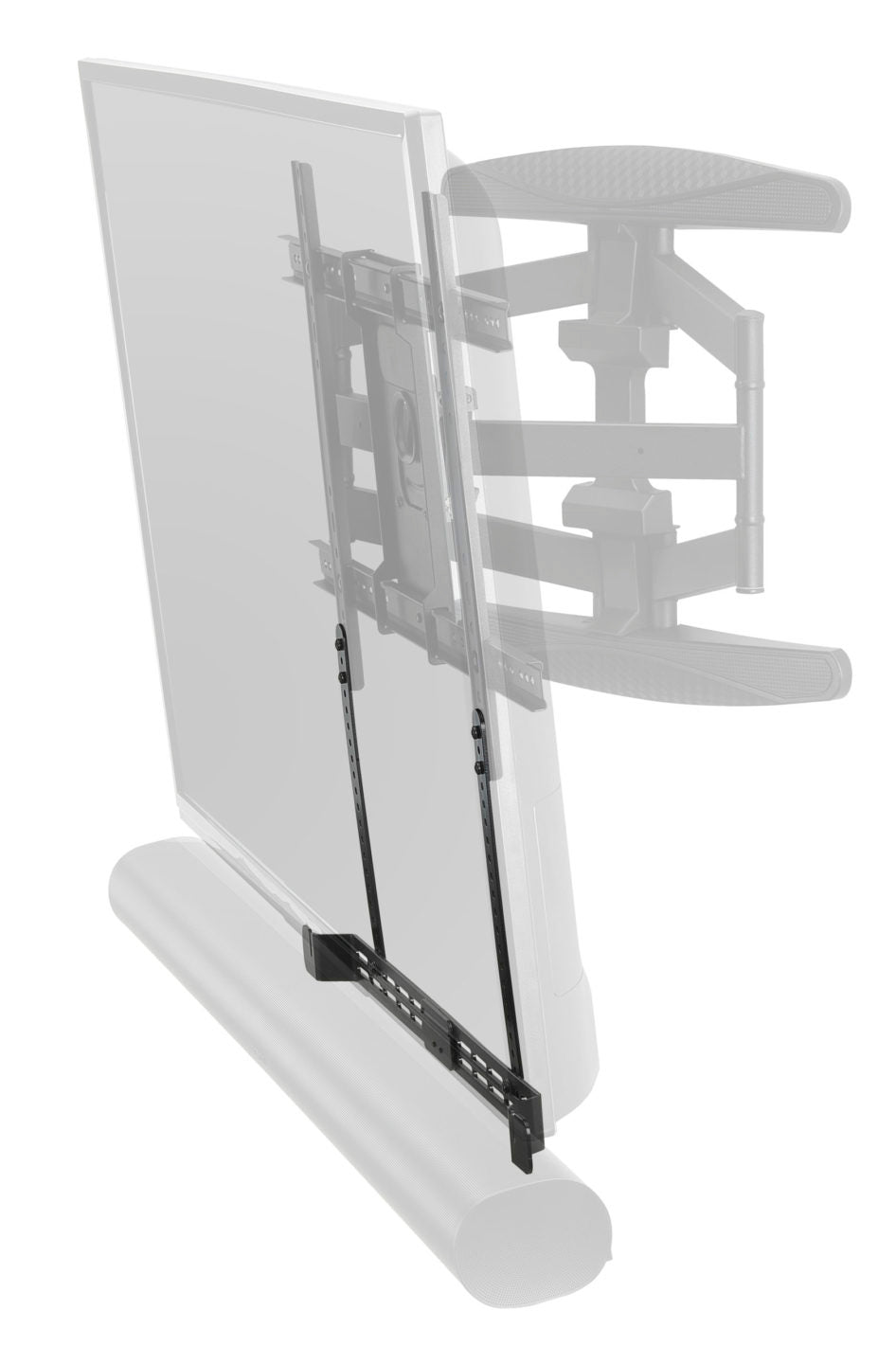 Flexson TV-feste for Sonos Arc - Svart