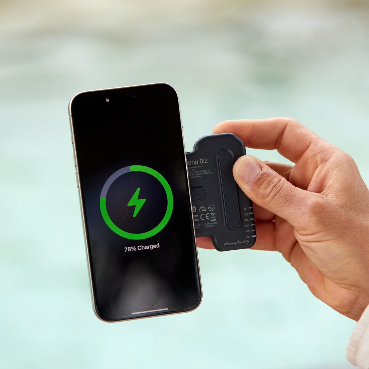 ShiftCam SnapGrip Pro Kameragrep til iPhone - Midnatt