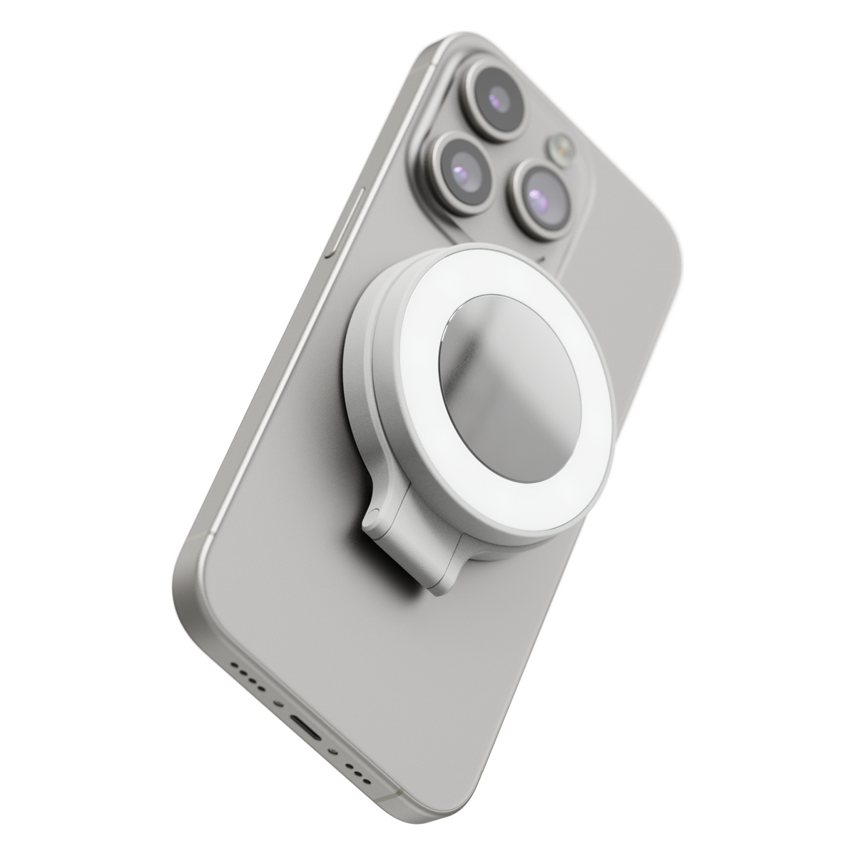 ShiftCam SnapPocket Light Ringlys til iPhone - Grå