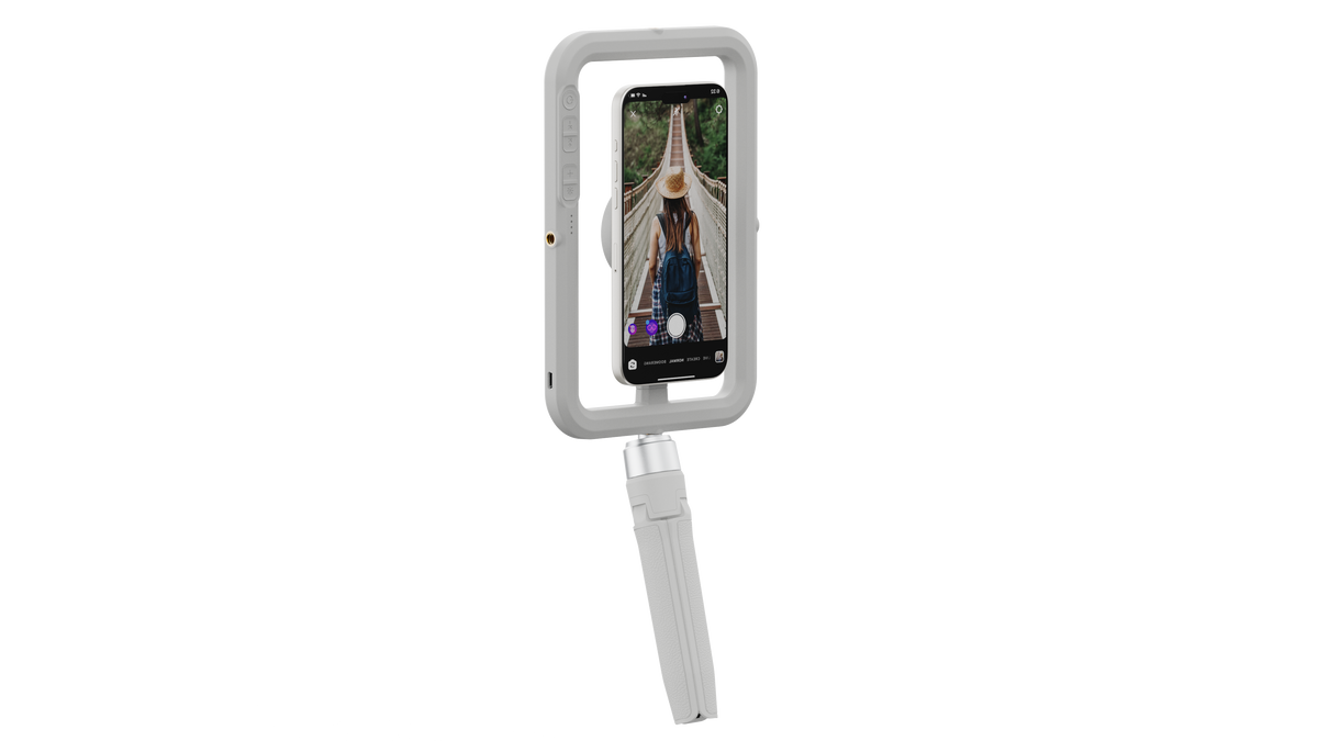 ShiftCam SnapStudio Light Ringlys til iPhone - Grå