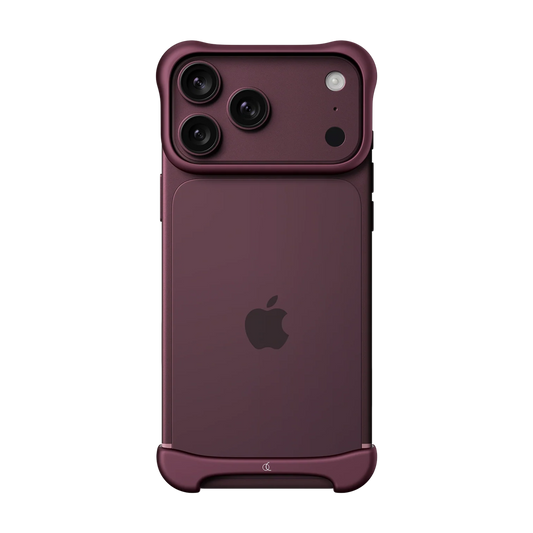 Arc Pulse Deksel i Aluminium til iPhone 18 Pro - Matt mørk rød
