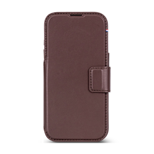 Decoded Lommebokdeksel i skinn med MagSafe til iPhone 18 Pro - Brun