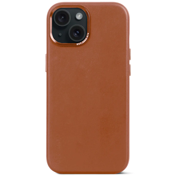 Decoded Backcover MagSafe Skinndeksel til iPhone 15 - Tan