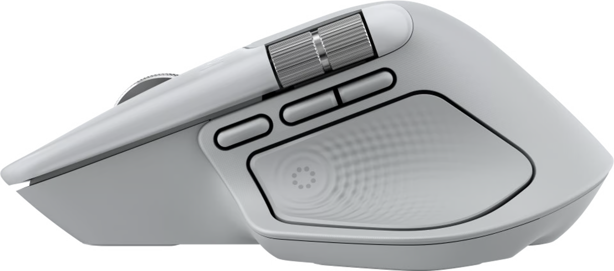 Logitech MX Master 4 for Mac Trådløs Mus -  Lys grå