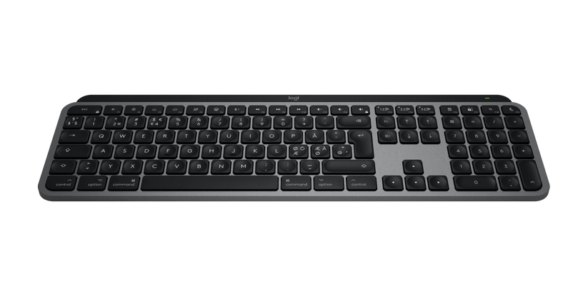 Logitech MX Keys S Tastatur for Mac - Sølvgrå