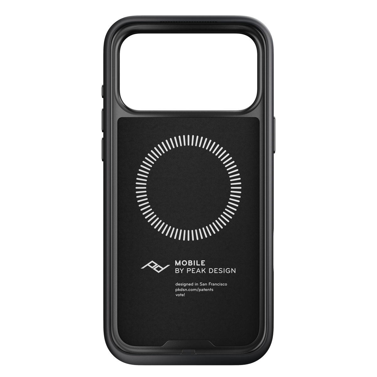 Peak Design Mobile Everyday Clarino MagSafe Deksel til iPhone 17 Pro Max - Svart