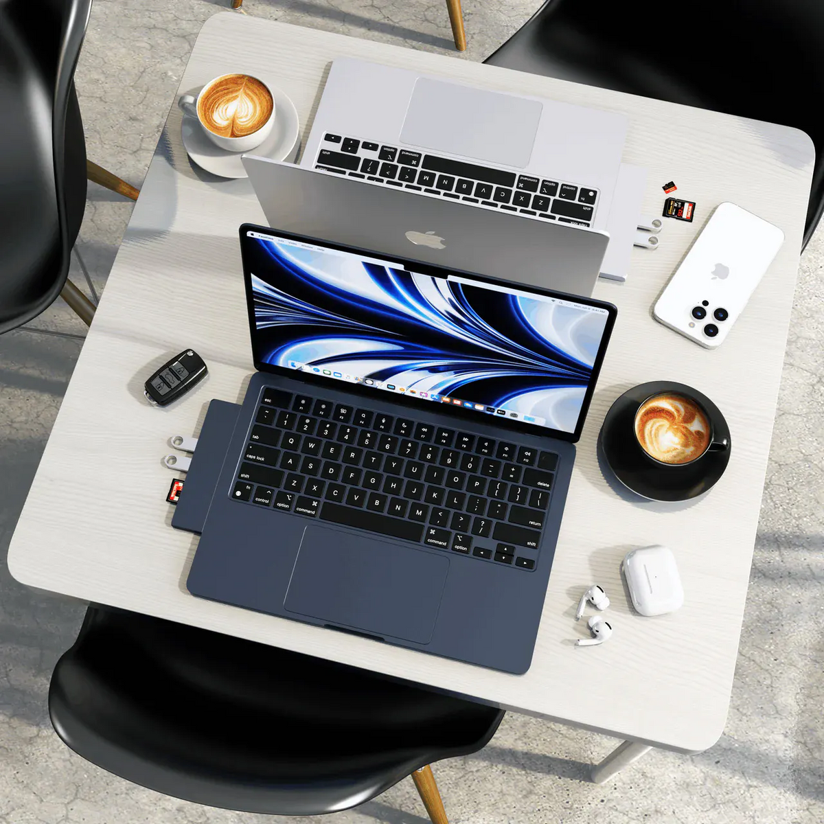 Satechi Pro Hub Slim Multiadapter - Stellargrå