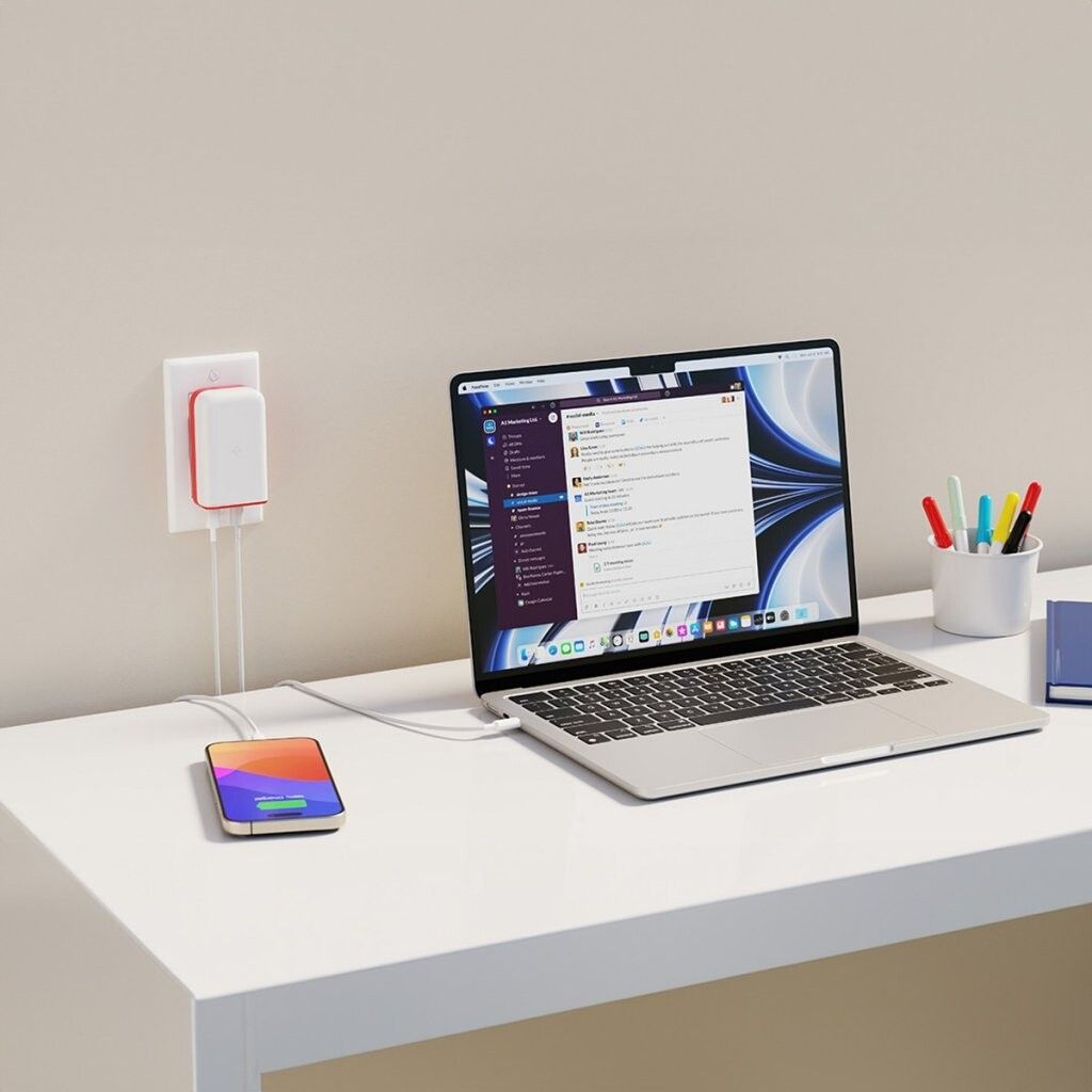 Twelve South PlugBug USB-C GaN Vegglader med Find My 50W
