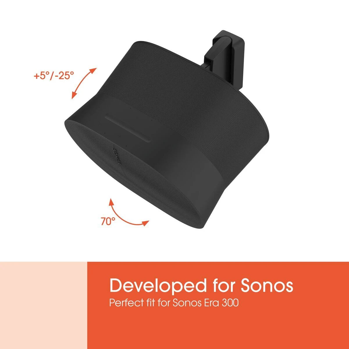 Vogels Veggfeste til Sonos Era 300 - Svart