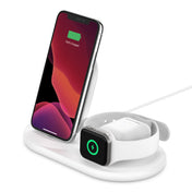 Belkin BoostCharge 3-i-1 Trådløs lader - Hvit